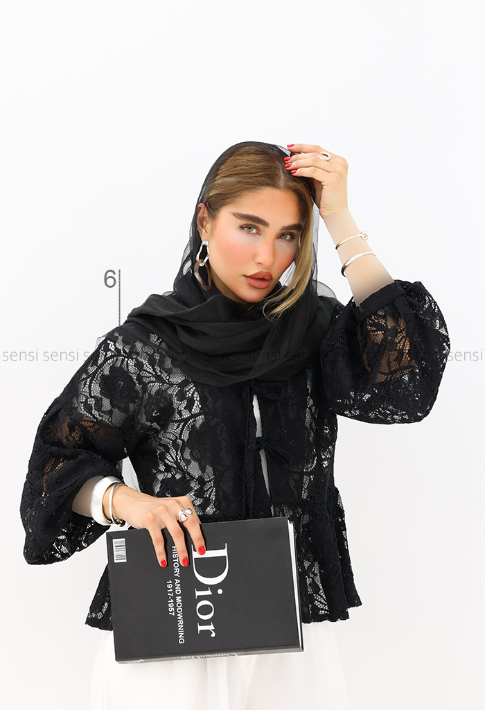 مانتو عروسکی گیپور کد1006095
